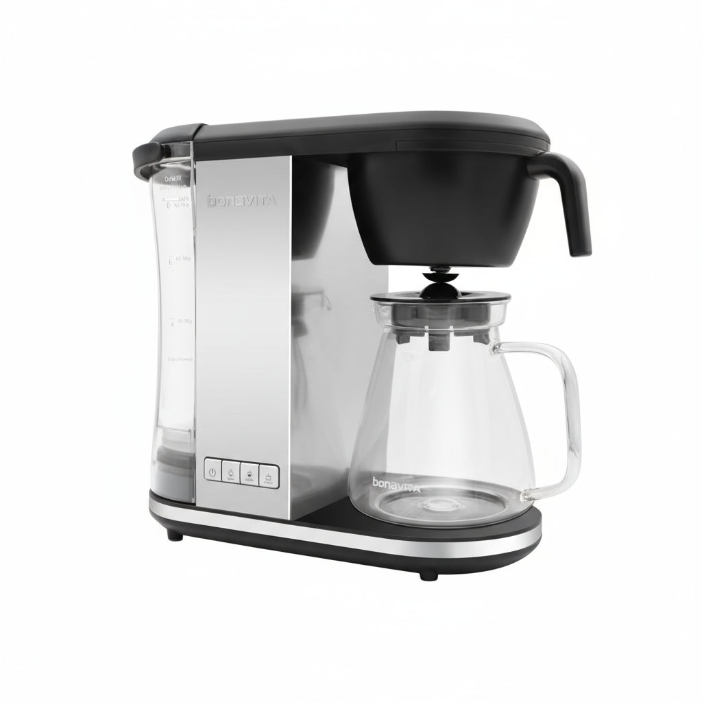 Enthusiast Bonavita 8-Cup Drip Coffee Brewer with 1.3L Glass Carafe-Stainless Steel