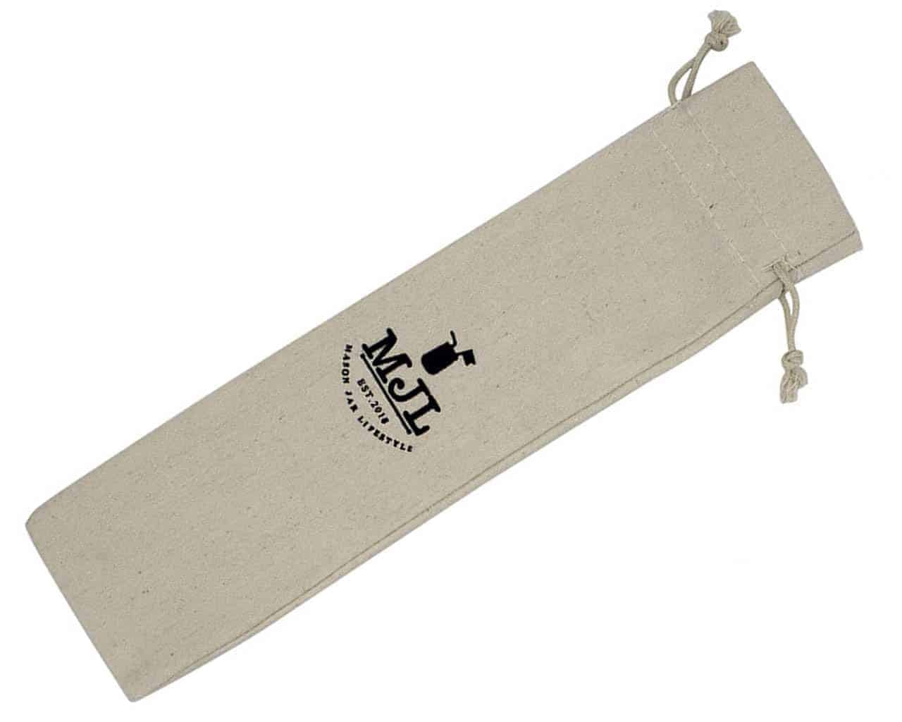 Cloth Bag for Reusable Straw Storage