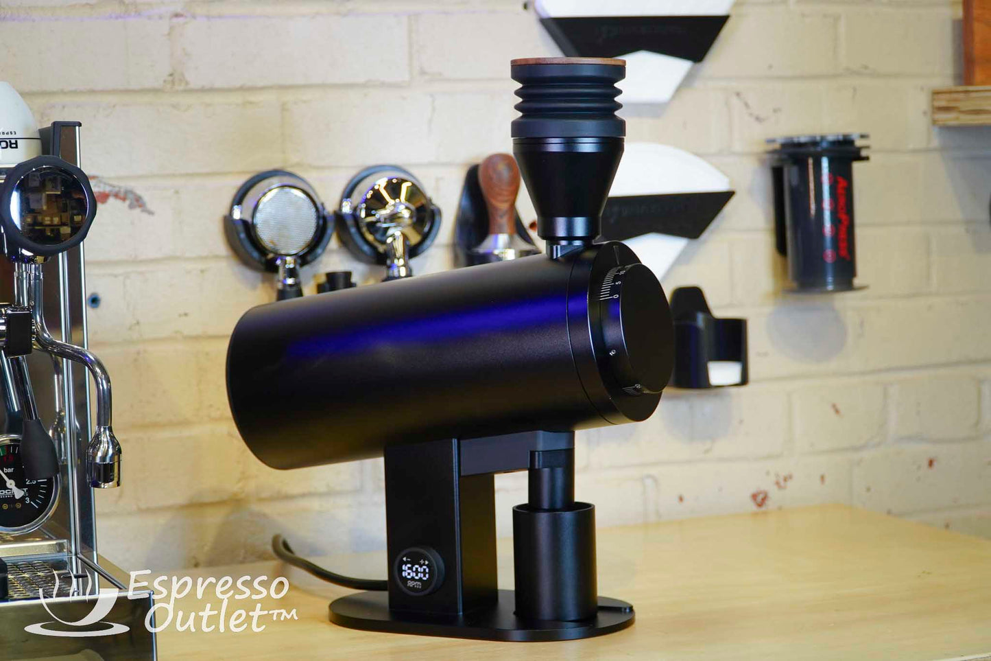 Turin Single Dose Flat Burr Coffee & Espresso Grinder with Variable Speed Control
