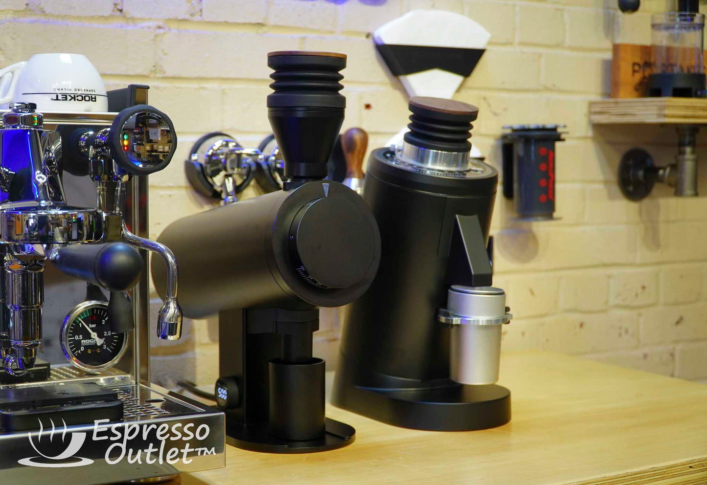 Turin Single Dose Flat Burr Coffee & Espresso Grinder with Variable Speed Control