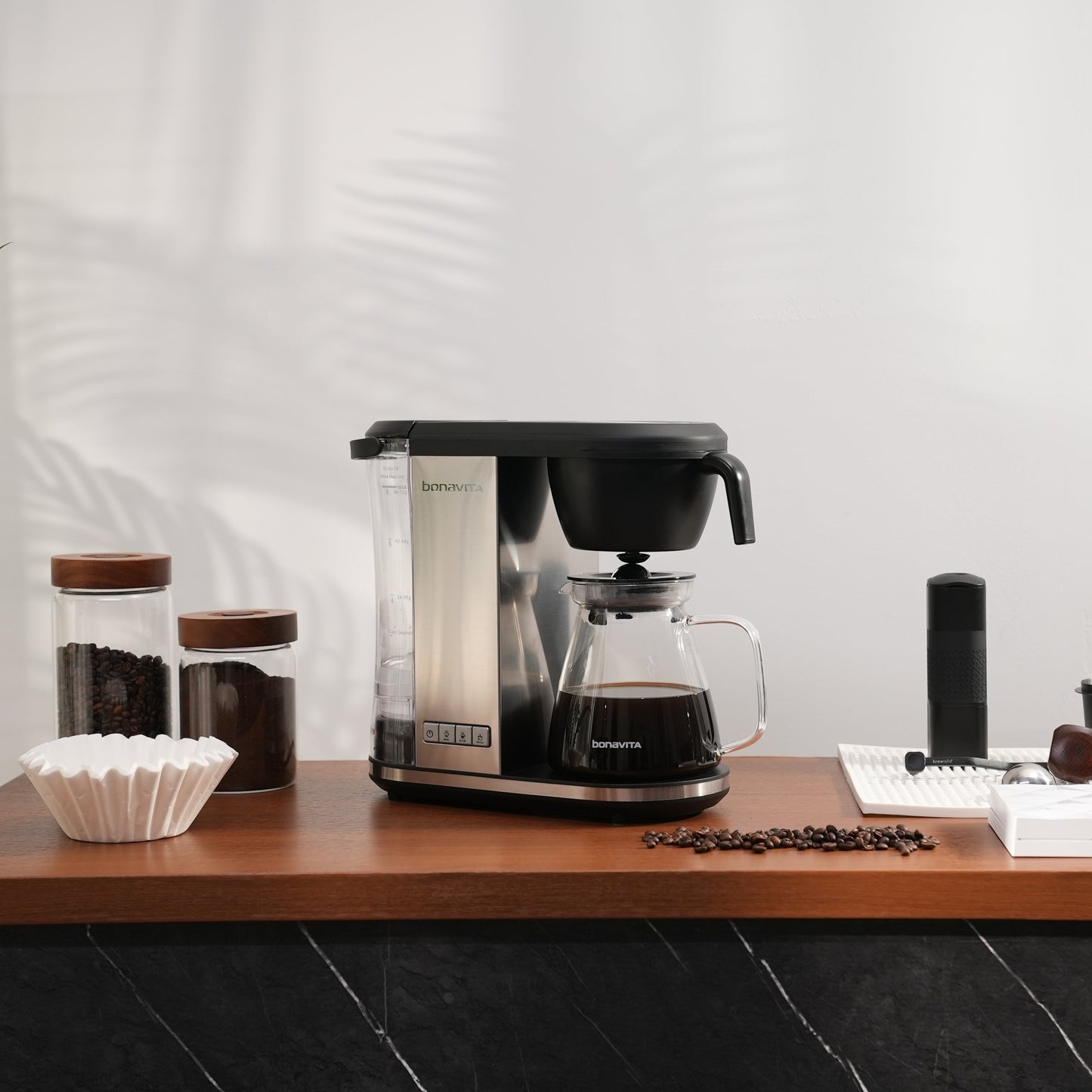 Bonavita Enthusiast 8-Cup Coffee Maker | SCA-Certified | One-Touch Precision Brewing | Glass Carafe