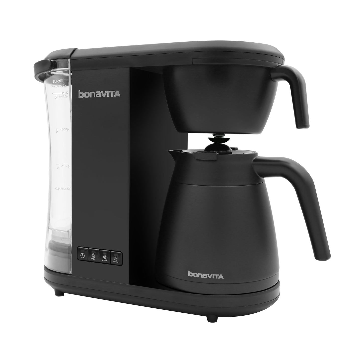 Bonavita Enthusiast 8-Cup Coffee Maker, Stainless Steel Carafe, Matte Black