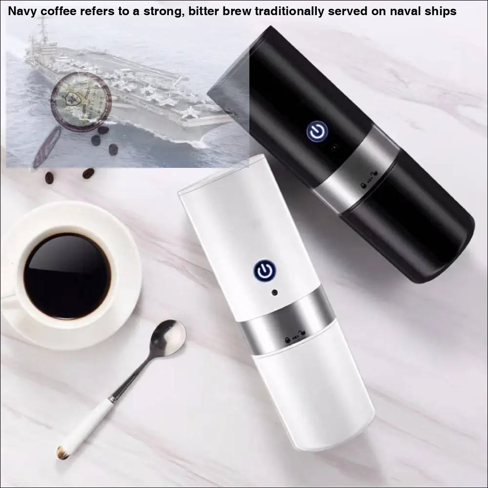 Portable Coffee Maker with High-Pressure Extraction and Coffee Capsule Adapter for Automatic Espresso