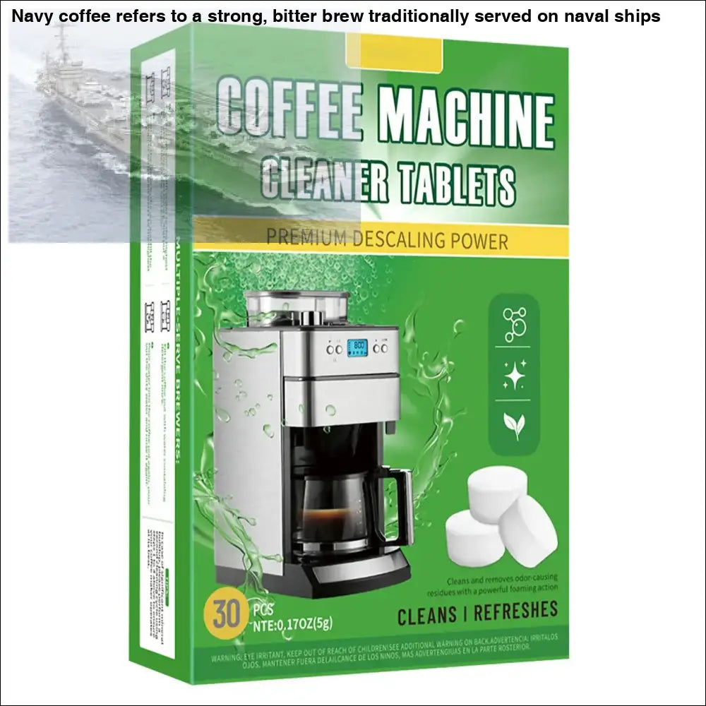 Box of Coffee Machine Descaling and Deep Cleaning Tablets for effective machine cleaning