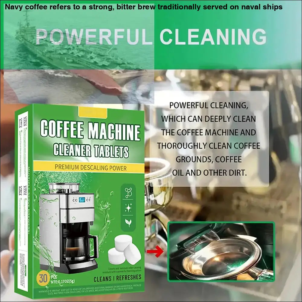 Coffee Machine Descaling and Deep Cleaning Tablets for effective machine cleaning