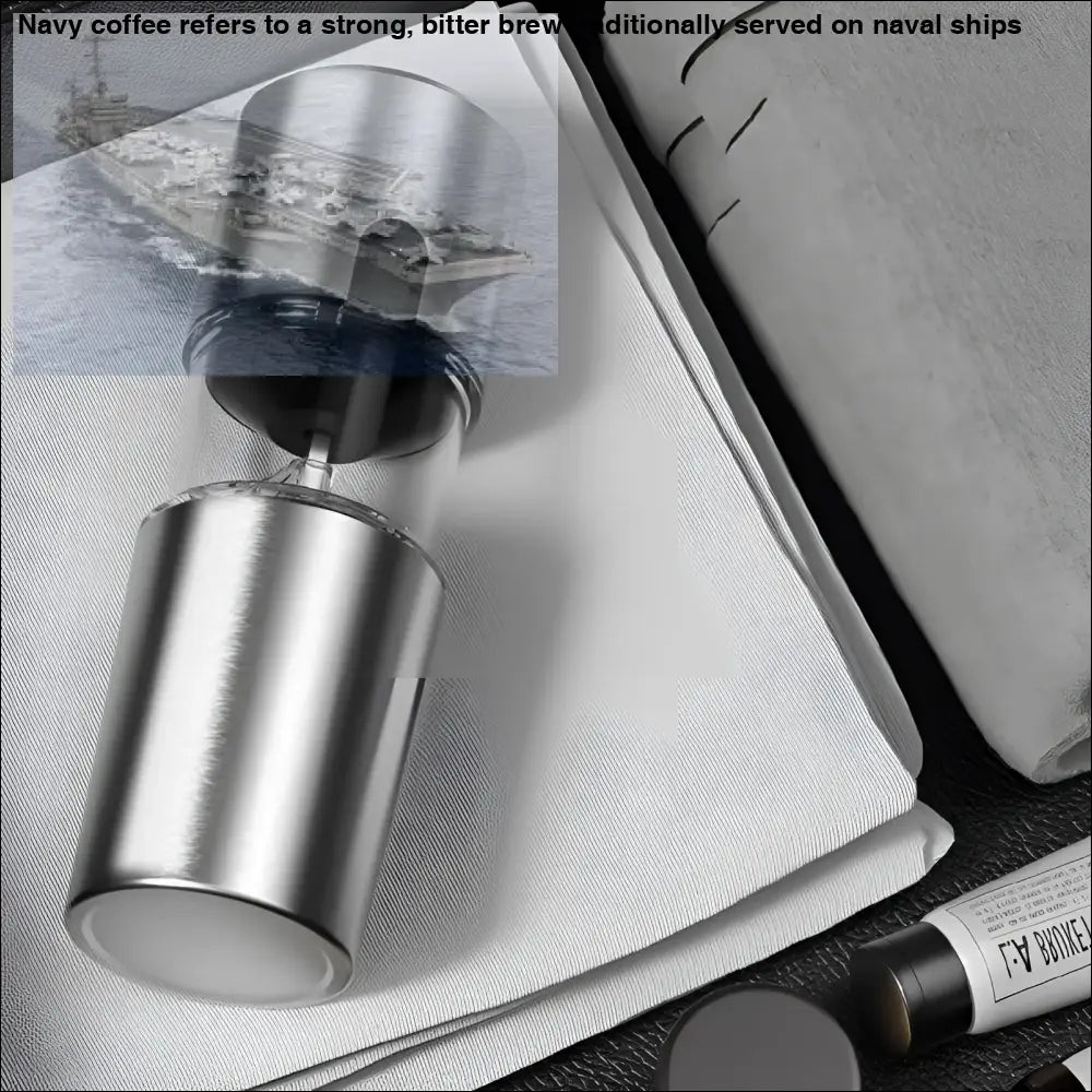 Electric Coffee Bean Grinder with Hourglass-Shaped Stainless Steel and Glass Liquid Dispenser