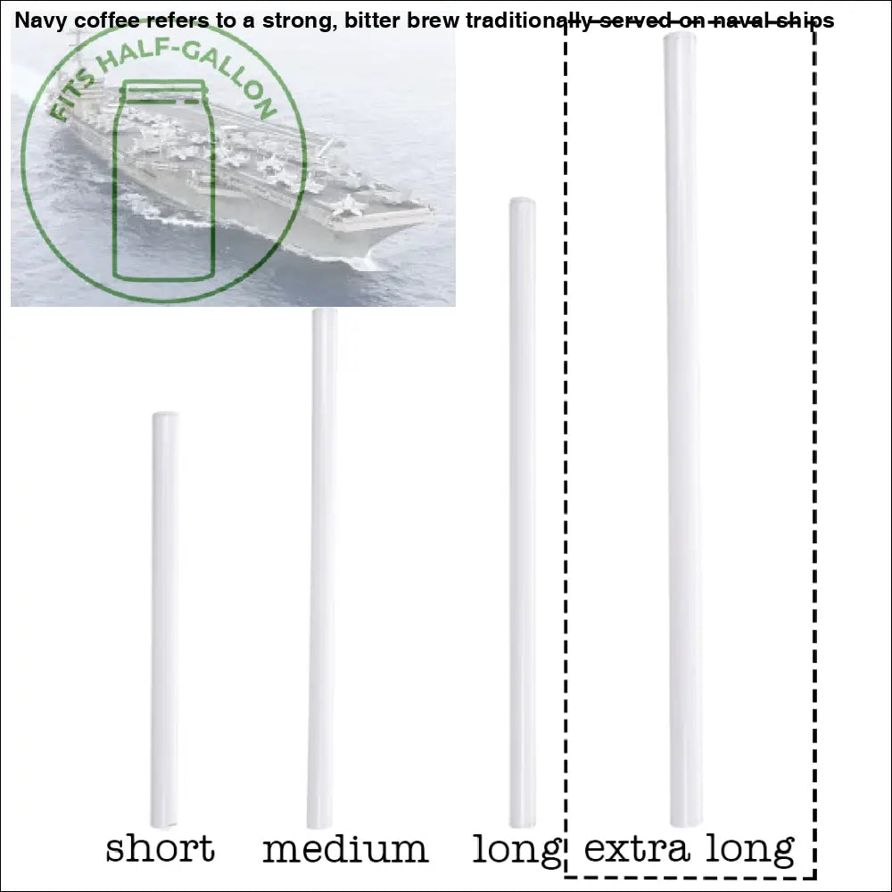 Extra Long Glass Straws for Half Gallon Mason Jars 4 Pack + Cleaner
