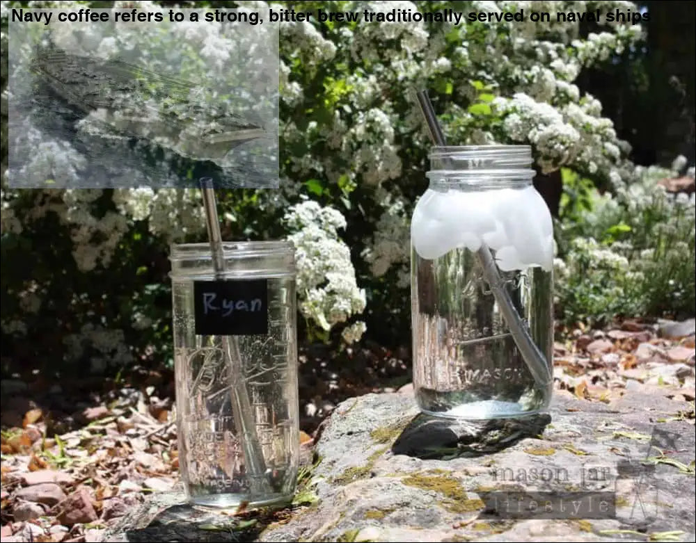 Long Safer Rounded End Stainless Steel Straw for Quart Mason Jars 4 Pack + Cleaner + Cloth Bag