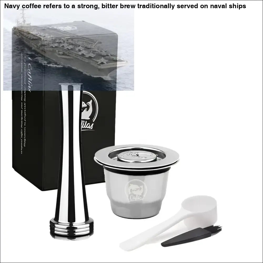 Reusable coffee pods set with tamper, scoop, and cleaning brush for eco-friendly brewing