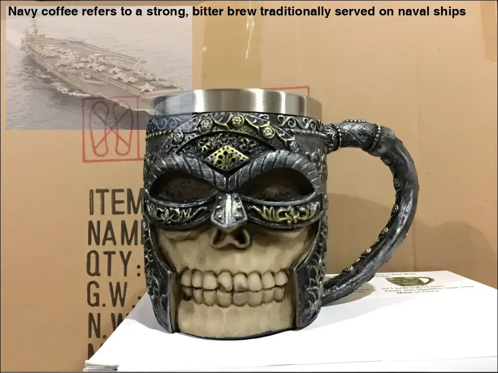 Skull Sipper and Dragon Beer Mugs Coffee 400ml Set featuring a skull-themed drinking mug